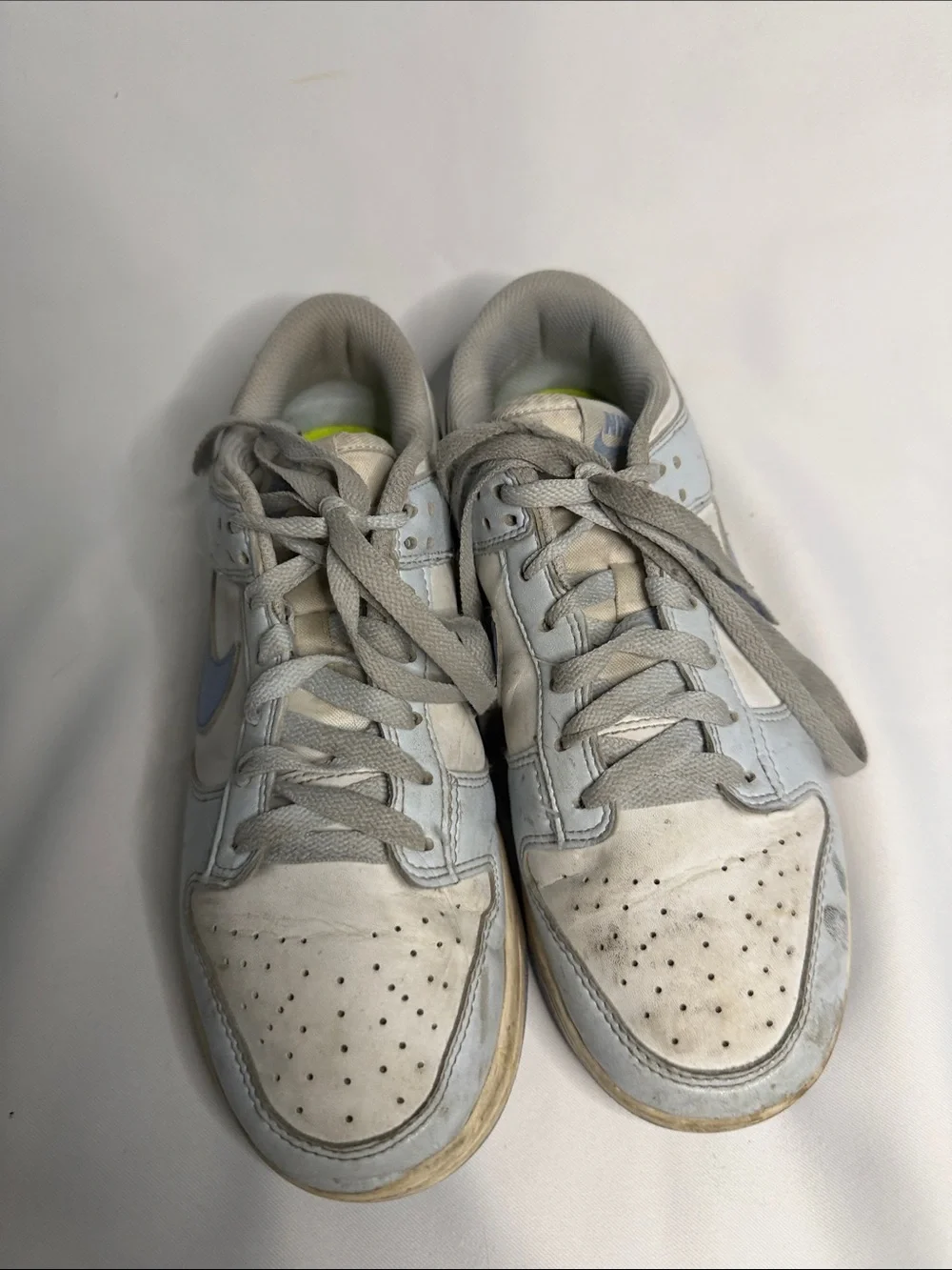 Nike Men's Low-Top Sneakers in Light Blue and Gray